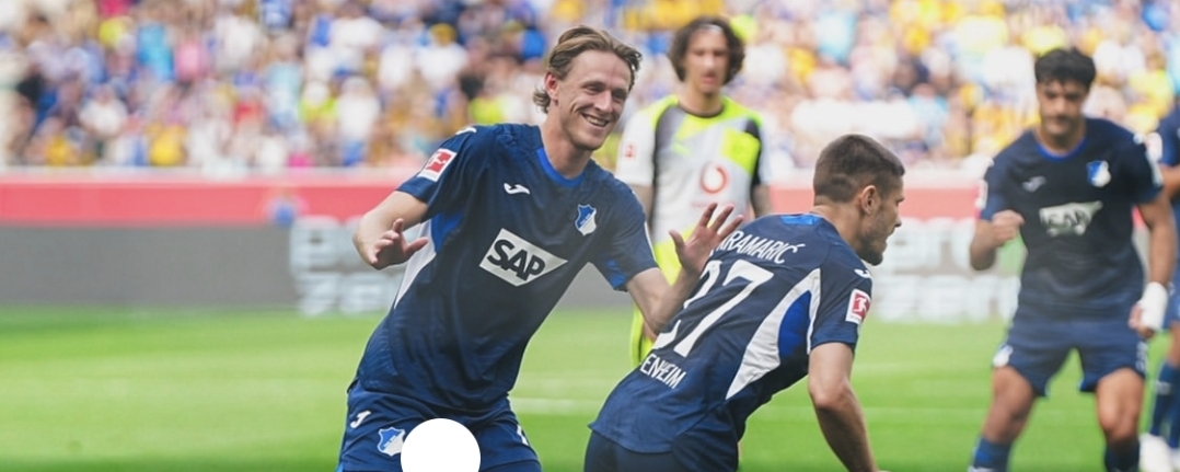 Con el brasileño Bernardo, Hoffenheim vence al Dortmund y deja al Bayern al borde del título