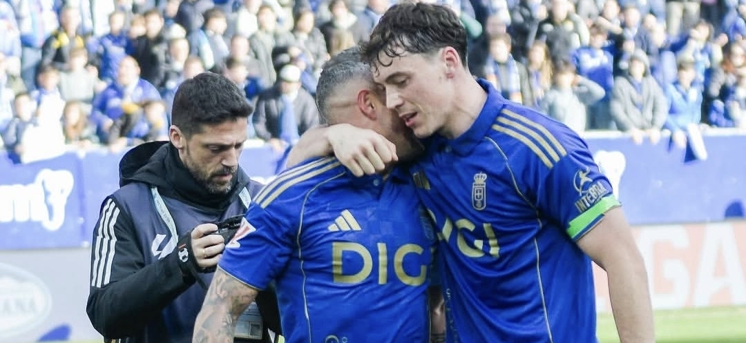 Uruguayo Viñas le da un triunfo esperanzador al Real Oviedo, ante el Sevilla