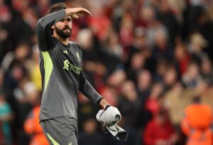El portero del Liverpool, el brasileño Alisson Becker. EFE/EPA/ADAM VAUGH. N