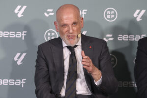 Foto de archivo del presidente de LaLiga, Javier Tebas. EFE/Kiko Huesca