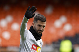 José Luis Gayá, capitán del Valencia.EFE/Biel Aliño
