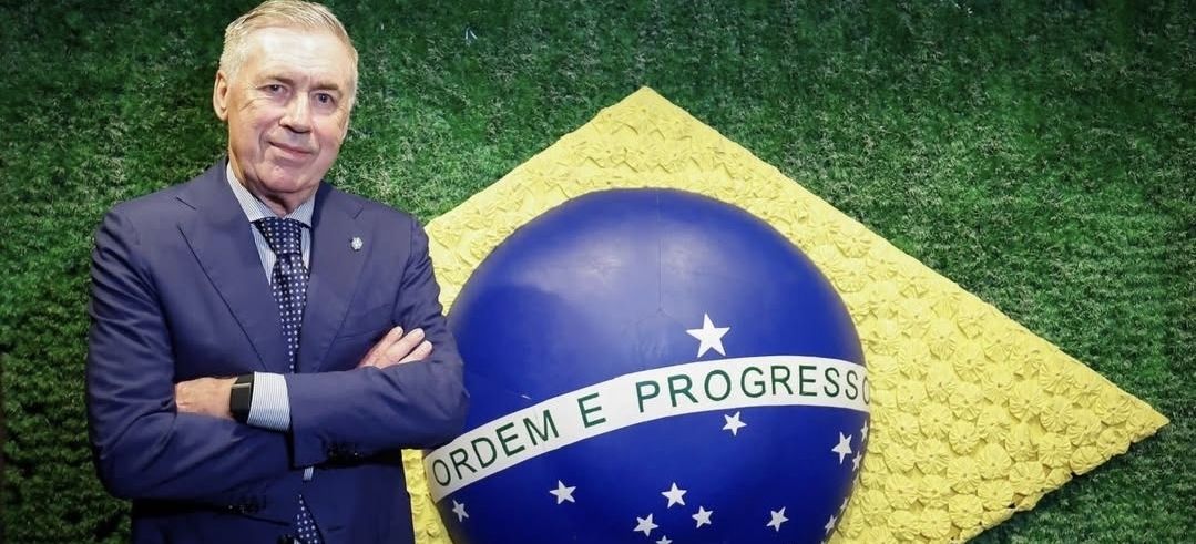 Confederación Brasileña anuncia la renovación del italiano Carlo Ancelotti hasta 2030