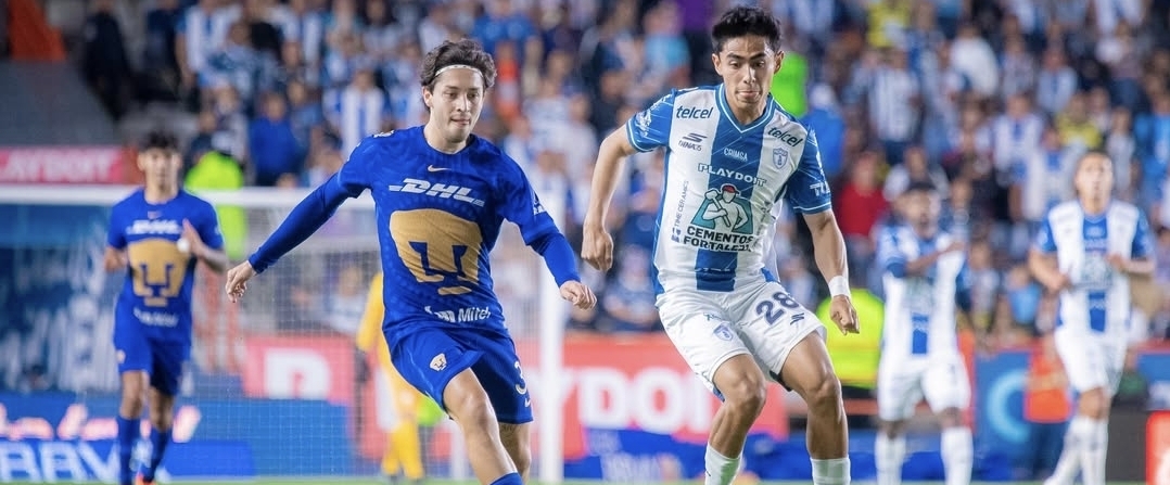 Pachuca vence a Pumas en la ida de semifinales, con participación de ecuatoriano Valencia y venezolano Rondón