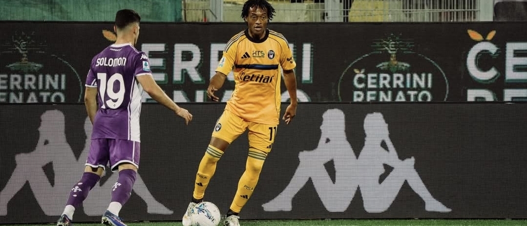 Con el colombiano Juan Guillermo Cuadrado, Pisa cae ante Lecce y confirma su descenso