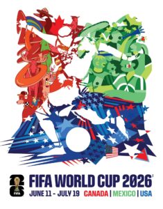 Fotografía cedida por la FIFA que muestra el póster oficial del Mundial de Fútbol 2026. EFE/FIFA/SOLO USO EDITORIAL / NO VENTAS/ SOLO DISPONIBLE PARA ILUSTRAR LA NOTICIA QUE ACOMPAÑA (CRÉDITO OBLIGATORIO)