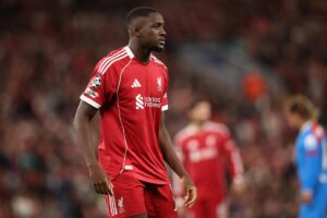 El jugador del Liverpool Ibrahima Konate. EFE/EPA/ADAM VAUGHAN/Archivo