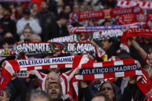 Vista de la afición del Atlético de Madrid en el Metropolitano, en una foto de archivo.-EFE/ Sergio Pérez