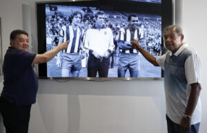 Luiz Pereira y Leivinha, en una foto de archivo. EFE/Ángel Díaz.