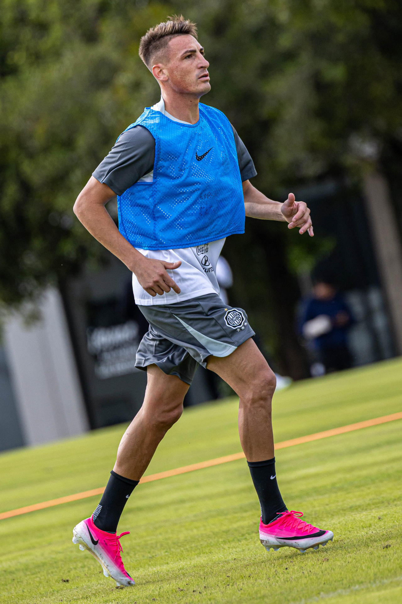 Fotografía difundida por el paraguayo Club Olimpia del delantero argentino Braian Romero, que fue confirmando este jueves como nuevo jugador del equipo. EFE/ @elClubOlimpia /SOLO USO EDITORIAL/ SOLO DISPONIBLE PARA ILUSTRAR LA NOTICIA QUE ACOMPAÑA (CRÉDITO OBLIGATORIO) 