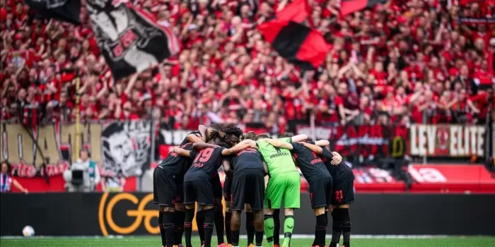 Bayer Leverkusen por primera vez campeón de la bundesliga. Foto: cuenta de X del Bayer
