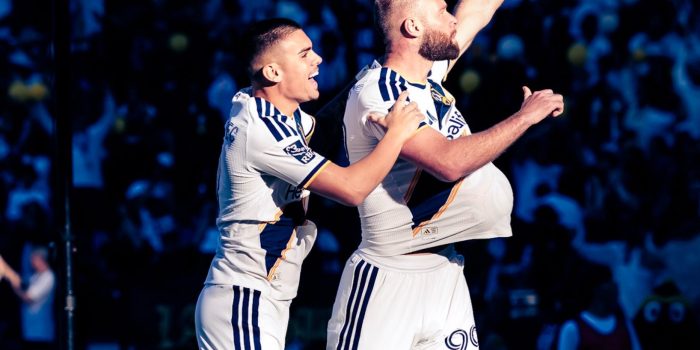 João Klauss y Gabriel Pec. Los Ángeles (LA) Galaxy