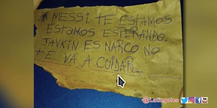 VIDEO-Delincuentes-argentinos-dejan-mensaje-a-Messi