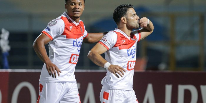 SANTA TECLA, EL SALVADOR.  AUGUST 15th: Juan Barrera #11 of Real Esteli celebrating during the match FAS and Real Esteli in the Concacaf Central American Cup, held at the Las Delicias stadium, in Santa Tecla, El Salvador.
(PHOTO BY MILTON FLOREZ/STRAFFON IMAGES/MANDATORY CREDIT/EDITORIAL USE/NOT FOR SALE/NOT ARCHIVE)