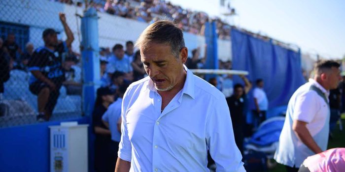Hernán Medina técnico de Racing de Nueva Italia. (José Gabriel Hernández / La Voz)