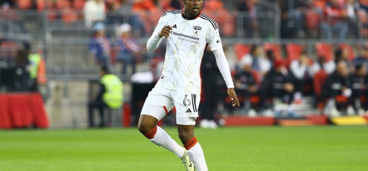 TORONTO, CANADA - MAY 4: Patrickson Delgado of FC Dallas looks on during the MLS Soccer League match between FC Dallas and Toronto FC at BMO Field on May 4, 2024 in Toronto, Canada. (Photo by Mohammad Karamali/DeFodi Images via Getty Images)