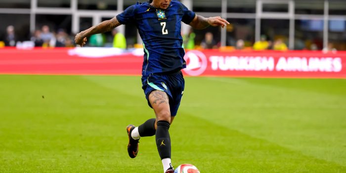 Wesley fue desconvocado este viernes de la selección brasileña tras sufrir la víspera una lesión muscular durante el partido amistoso contra Francia en Estados Unidos. EFE/EPA/ADAM RICHINS