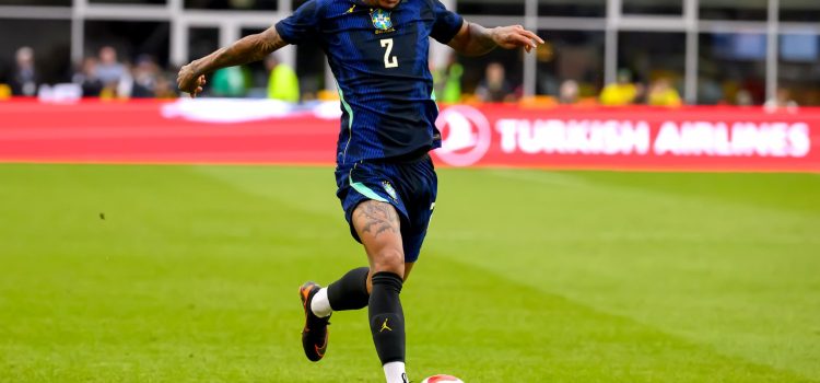 Wesley fue desconvocado este viernes de la selección brasileña tras sufrir la víspera una lesión muscular durante el partido amistoso contra Francia en Estados Unidos. EFE/EPA/ADAM RICHINS