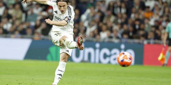 El centrocampista Luka Modric, durante un partido con Real Madrid. EFE/Blanca Millez