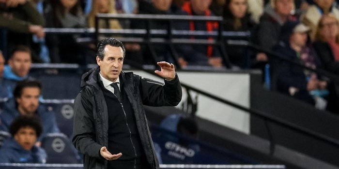 El entrenador del Aston Villa Unai Emery. EFE/EPA/ADAM VAUGHAN