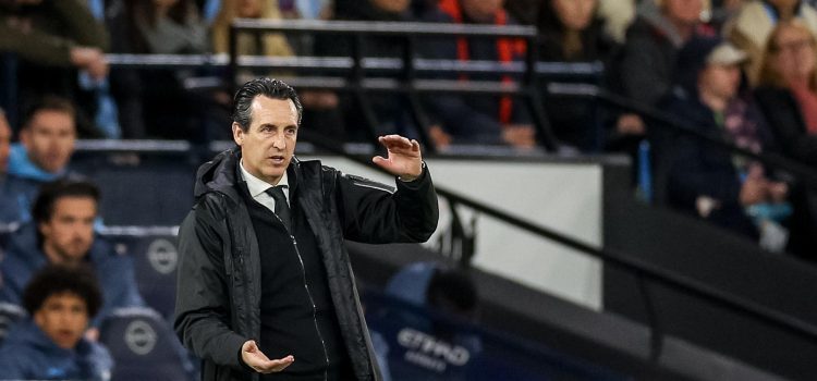 El entrenador del Aston Villa Unai Emery. EFE/EPA/ADAM VAUGHAN