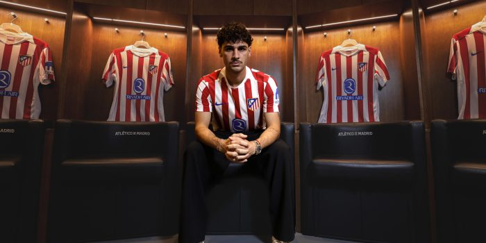 Johnny Cardoso, fichaje del Atlético de Madrid, reconoció que, tras su incorporación al conjunto rojiblanco, está cumpliendo un sueño que tenía desde niño. EFE/ Atlético De Madrid - SOLO USO EDITORIAL/SOLO DISPONIBLE PARA ILUSTRAR LA NOTICIA QUE ACOMPAÑA (CRÉDITO OBLIGATORIO) -