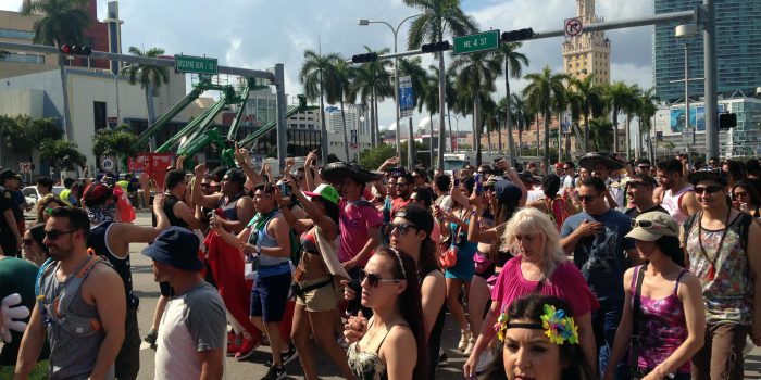 alt Los hinchas en Miami, ilusionadas con la llegada del FC Barcelona