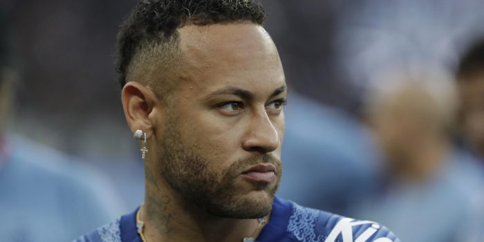 Fotografía de archivo del 9 de marzo de 2025 de Neymar durante un partido del Campeonato Paulista entre Corinthians y Santos en el estadio Neo Química Arena en Sao Paulo (Brasil). EFE/Sebastiao Moreira ARCHIVO