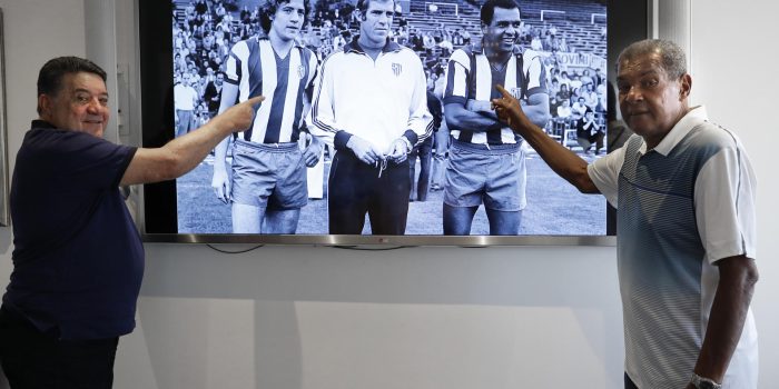 Luiz Pereira y Leivinha, en una foto de archivo. EFE/Ángel Díaz.