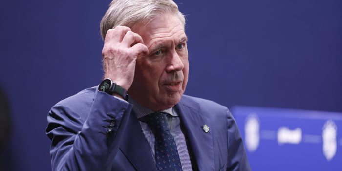 El seleccionador de Brasil, Carlo Ancelotti, anunció este lunes en Río de Janeiro su lista de convocados para afrontar al final de este mes sendos partidos amistosos en territorio estadounidense contra las formaciones de Francia y Croacia. EFE/ Antonio Lacerda