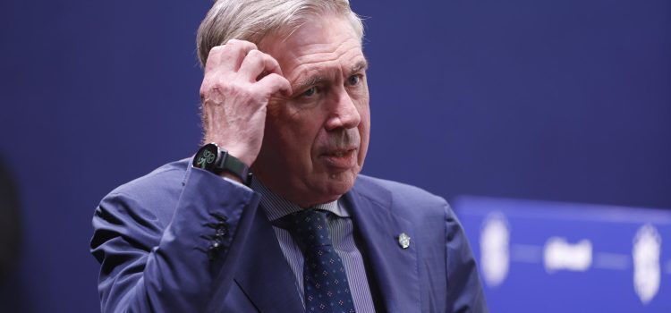 El seleccionador de Brasil, Carlo Ancelotti, anunció este lunes en Río de Janeiro su lista de convocados para afrontar al final de este mes sendos partidos amistosos en territorio estadounidense contra las formaciones de Francia y Croacia. EFE/ Antonio Lacerda