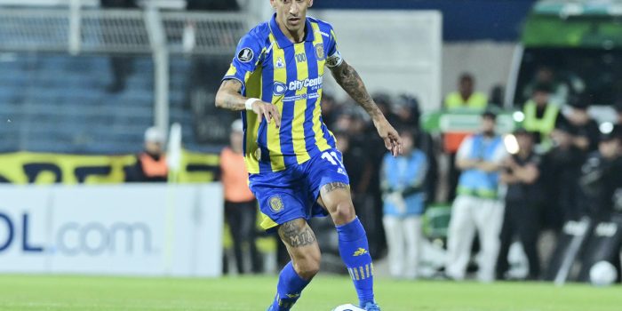 Angel Di María, jugador de Rosario Central. EFE/Sebastián Granata