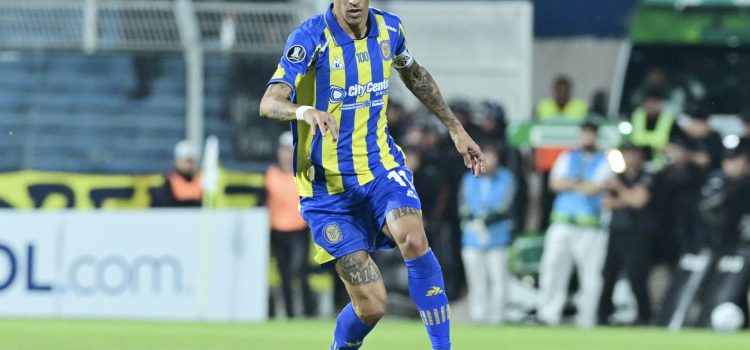 Angel Di María, jugador de Rosario Central. EFE/Sebastián Granata