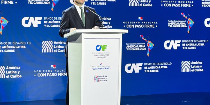 El presidente ejecutivo de Cox Energy, Enrique Riquelme Vives, en una foto del pasado 30 de enero en Panamá. EFE/ Juan Pablo Fernández