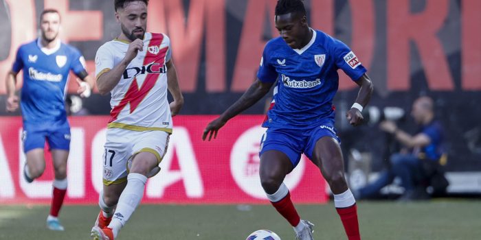 ALT 0-1. Nico Williams eclipsa la fiesta anticipada del centenario del Rayo