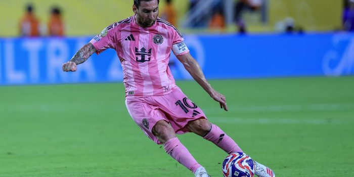 Fotografía hecha a Lionel Messi el 15 de junio de 2025 durante la participación del Inter Miami en el Mundial de Clubes de la FIFA.EFE/EPA/CRISTOBAL HERRERA-ULASHKEVICH