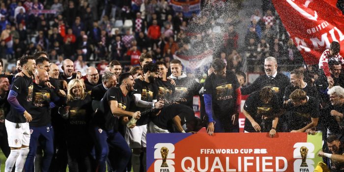 La selección croata logró este viernes su billete para el Mundial de Estados Unidos, Canadá y México de 2026 tras vencer por 3-1 a Islas Feroe. EFE/EPA/ANTONIO BAT