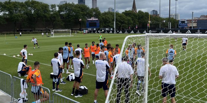 alt El Madrid realiza su primer entrenamiento en Chicago a la espera de Vinícius y Rodrygo