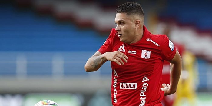 Juan Fernando Quintero, jugador del América de Cali. EFE/ Ernesto Guzmán
