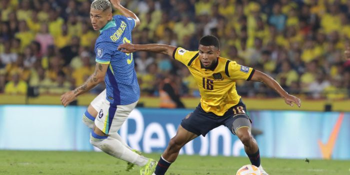 Imagen de archivo de Pedro Vite (d) de Ecuador. EFE/ Jonathan Miranda Vanegas