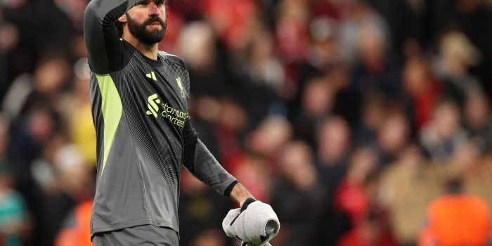 El portero del Liverpool, el brasileño Alisson Becker. EFE/EPA/ADAM VAUGH. N