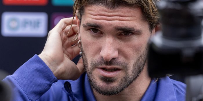 Imagen de archivo del jugador, Rodrigo de Paul. EFE/Armando Arorizo