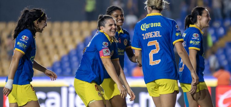 alt La brasileña Priscila anota su quinto gol con el líder América