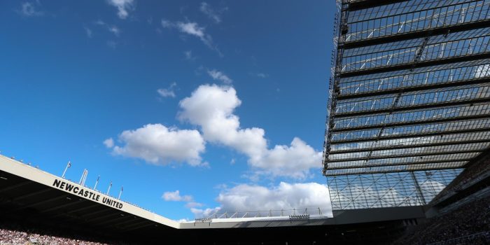 Vista general del estadio St. James Park en Newcastle, Reino Unido. EFE/EPA/ADAM VAUGHAN