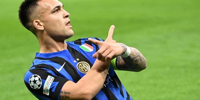 El argentino Lautaro Martínez durante un partido. EFE/Archivo/EPA/DANIEL DAL ZENNARO