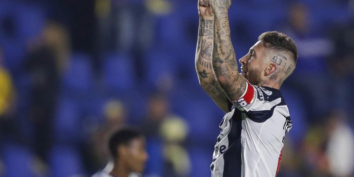 Fotografía de archivo donde aparece el jugador del Monterrey Sergio Ramos. EFE/Isaac Esquivel