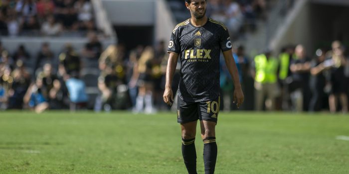Carlos Vela de Los Angeles FC, en una fotografía de archivo. EFE/ Armando Arorizo