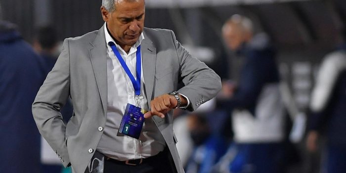 Fotografía de archivo del exentrenador del Deportivo Cali, Hernán Torres. EFE/Hernán Cortéz