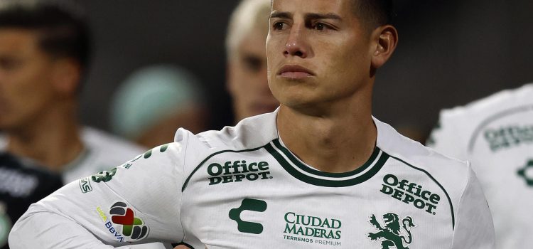 James Rodríguez del León reacciona ante Cruz Azul. Imagen de archivo. EFE/ Sáshenka Gutiérrez