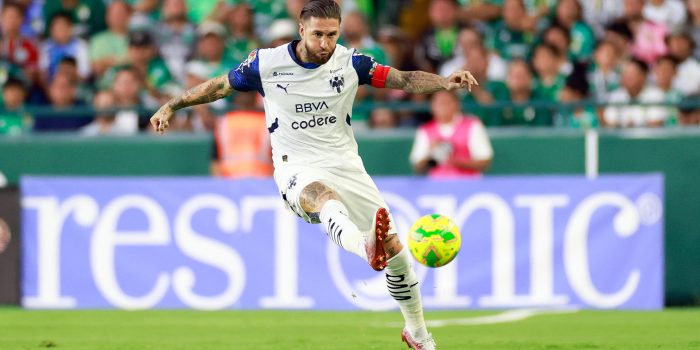 Sergio Ramos, jugador del Monterrey. EFE/ Luis Ramírez