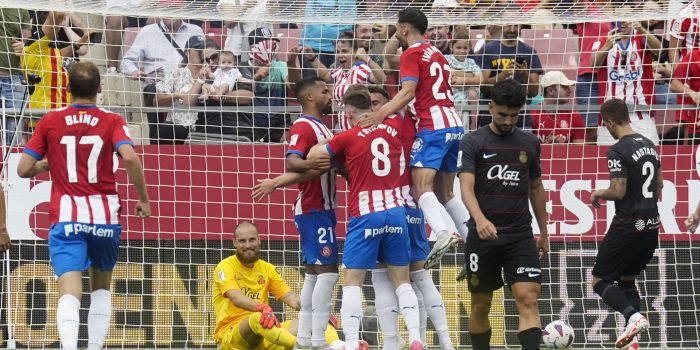 alt 5-3. El Girona barre al Mallorca y se sitúa líder provisional